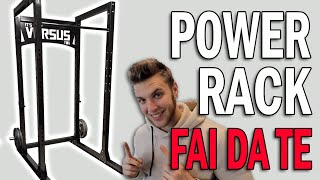 Come Costruire un POWER RACK Professionale - Home Gym FAI DA TE