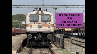 MANGALORE TO CHENNAI FULL JOURNEY | 02602 MAQ MAS SF EXP .COVID 19 LOCKDOWN.