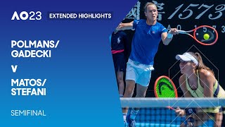 Polmans/Gadecki v Matos/Stefani Extended Highlights | Australian Open 2023 Semifinal