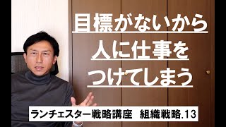 ランチェスター戦略3分間講座　＜組織戦略．13＞人材を確保できるかは社長の長期目標で決まる