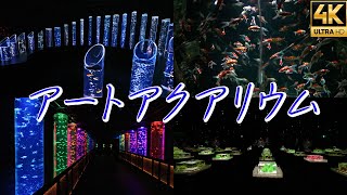 【アートアクアリウムGINZA銀座2022】金魚 Art AQUARIUM 4K 【α7SⅢ】【撮影日】2022/7/14　SONY FE PZ 16-35mm F4 G