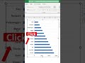 How to reverse order in Excel Bar Chart #shorts