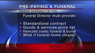 Are you planning to pre-pay for a funeral?