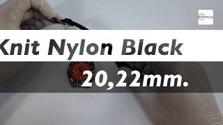 สายนาฬิกาซูลูผ้าถัก Nato Knit Nylon Strap ขนาด 20,22 mm