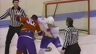 Chris Nilan vs Gord Donnelly Round 1 Feb 5, 1986