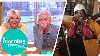 Alison Loses It During a Lifeboat Launch | This Morning