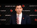 UofL Athletic Director: Next men’s basketball coach should be ‘dying’ to come to Louisville