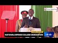 Listen to President Ruto's Great speech during National Defence College Graduation!!