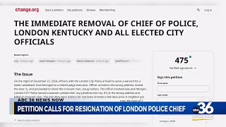 Petition calls for resignation of London Police Chief