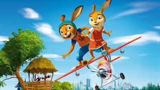 ارنب شجاع بيقدر بذكائه يواجه الثعالب المكاره ويهزمهم ويحافظ علي البيضه الذهبية (Rabbit School)