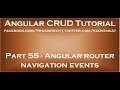 Angular router navigation events
