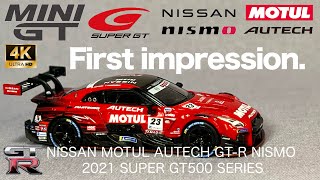 MINI GT ニッサン GT-R ニスモ GT500 モチュール オーテック GT-R ニスモ 2021 スーパーGT500 シリーズ 1/64 ミニカー NISSAN NISMO MOTUL