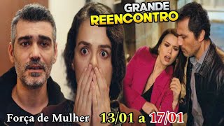 Força de Mulher - Resumo Semanal 13/01 a 17/01/2025 - Resumo da Semana novela Força de Mulher