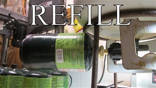 REFILL CAMPING PROPANE GAS BOTTLES YOURSELF FOR CHEAP $10 ADAPTER STEP BY STEP