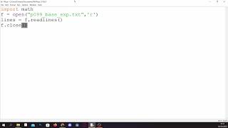 Project Euler Problem 99: Quick and Easy (Python)