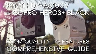 Sony HDR-AS100V vs GoPro Hero3+ BLACK HD