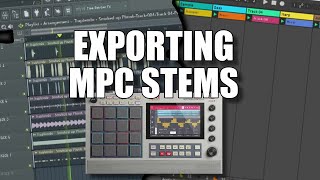AKAI MPC LIVE II Exporting Stems For DAWS[Ableton Live & FL Studio]