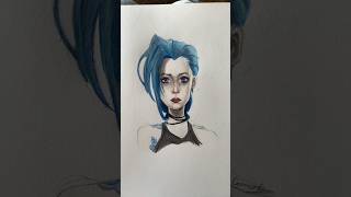 drawing jinx from arcane #art #jinx #arcane #drawing #viralvideo #viralshorts #arcanejinx #draw