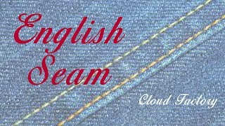 Flat felled seam - English seam -  how to, uses, tutorial - Cloud Factory