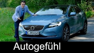 Volvo V40 Facelift with Thor's hammer FULL REVIEW test driven neu new 2017