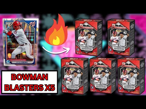 LOADED! 2024 Bowman Baseball Blaster Box Review!