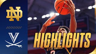 Irish Take Down The Cavaliers | Highlights vs Virginia | Notre Dame Men's Basketball