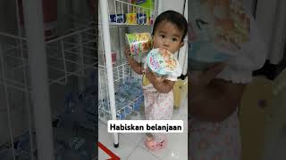 Borong semua belanjaan mie  #cutebaby   #videoviralシ  #shorts