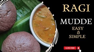 ರಾಗಿ ಮುದ್ದೆ ಸುಲಭ ವಾಗಿ ಮಾಡುವ ವಿಧಾನ |Ragi Mudde recipe|Ragi ball recipes|Healthy Food|