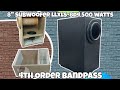 4th Order Bandpass Subwoofer Box | Subwoofer Box Design Idea for Car and Home Theater Set up