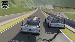 Cars vs Bollards #8 | Car Crashes | #BeamNG.Drive | Vehicle-to-Vehicle Couplers | #GamesOcean | BD8