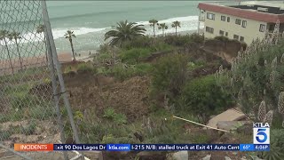 Cleanup underway Casa Romantica cliff collapse