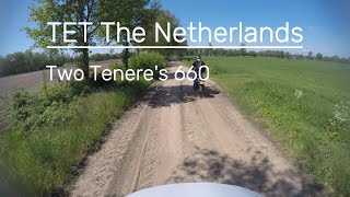 Two Tenere 's 660 riding TET The Netherlands