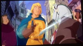 The Hunchback Of Notre Dame: Achilles Sits On People (both Clips, Unless I Missed One)