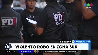 Violento robo en zona sur