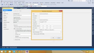 C# Tutorial - Auto Increment Version Number | FoxLearn