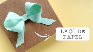 PAPER BOW | HOW TO MAKE?