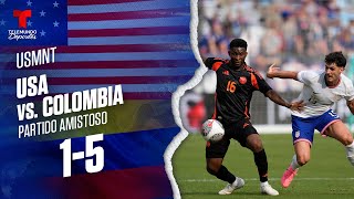 Highlights & Goles | USA vs. Colombia 1-5 | USMNT | Telemundo Deportes