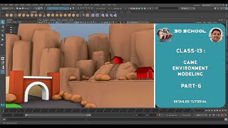 Class-13: Game Environment Modeling #animation #autodeskmaya #mayamodeling #3danimation #3dmodeling