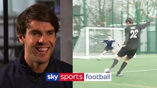 Kaka plays 7-a-side in Hackney (And gets nutmegged!)