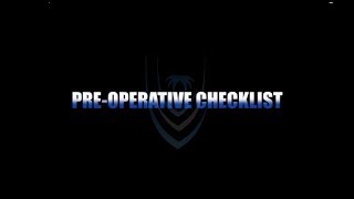 TrakCare Pre Op Checklist