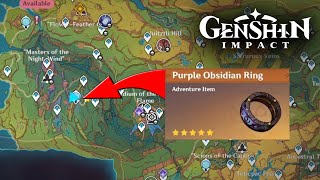 Where to use Purple Obsidian Ring GENSHIN IMPACT 5.2