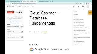 Cloud Spanner - Database Fundamentals || #qwiklabs || #GSP1048 || [With Explanation🗣️]