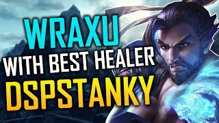 World RANK 1 HANZO - Wraxu Duo With BEST HEALER [TOP 10]