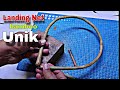 Membuat landing net dari bambu