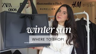 WINTER SUN: WHERE TO SHOP, H\u0026M, ZARA, ABERCROMBIE \u0026 MORE