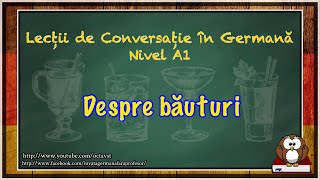 Despre Băuturi - Lecții de Conversație în Germană - Nivel A1