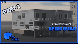 Roblox Studios SPEED BUILD PT 2 (Feat: KubeLore) DK Studios.