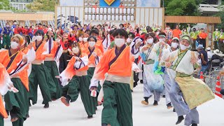 [4K] 総踊り① よさこい鳴子踊り特別演舞 2022 土佐学生よさこい大会 (中央)