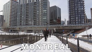 Montreal Walk from Old Port to Griffintown in March 2023