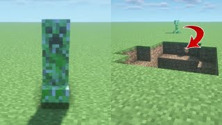 Minecraft: Creeper Explosion loop! #shorts